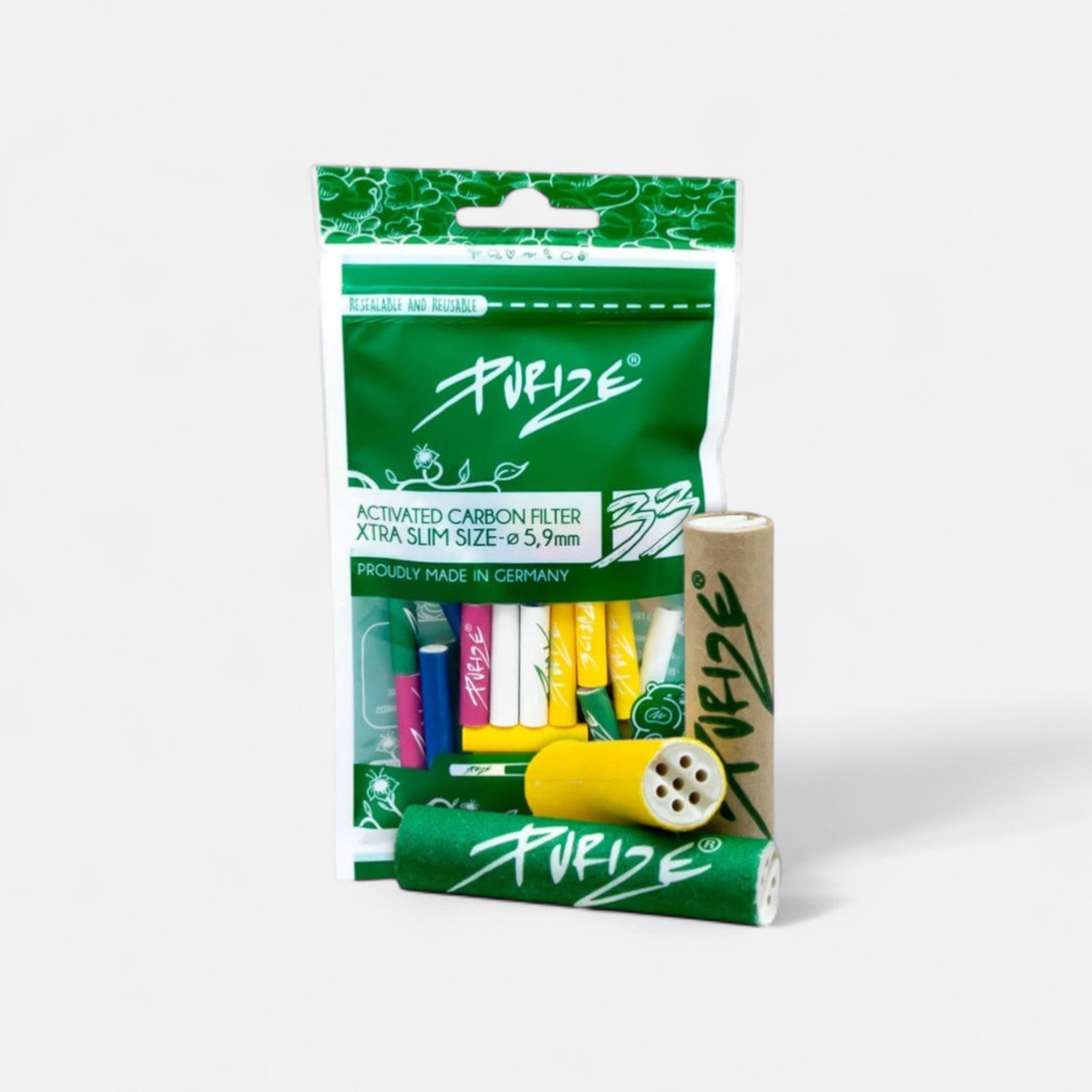 PURIZE® XTRA Slim Size 33er Pack Headshop 1 Stück - Hanfify