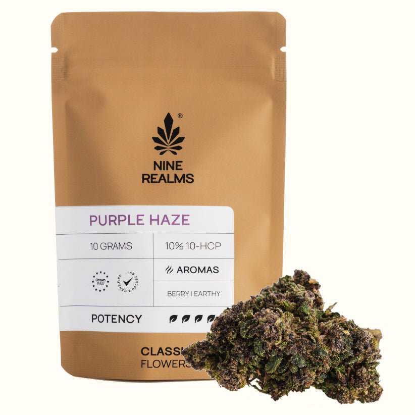 PURPLE HAZE x 10 - HCP 10% Blüten 3G - Hanfify