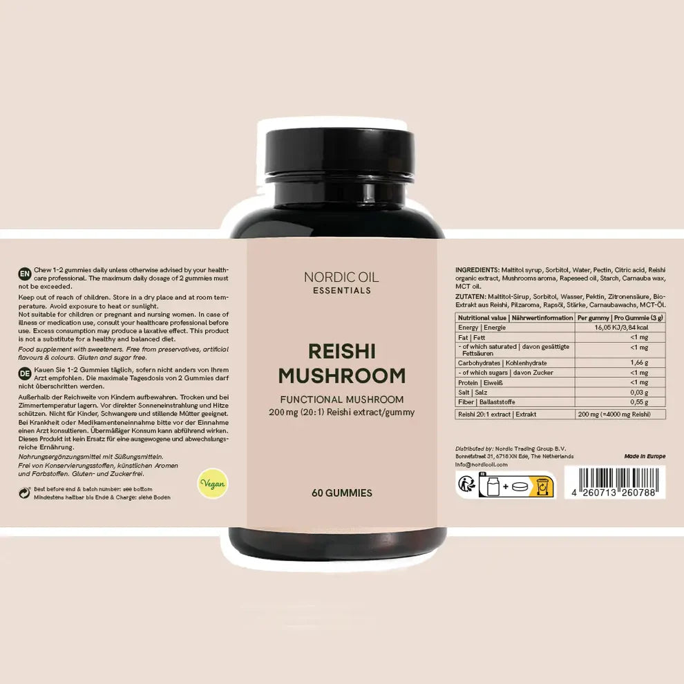 Reishi Vitalpilz - Gummies Edibles - Hanfify