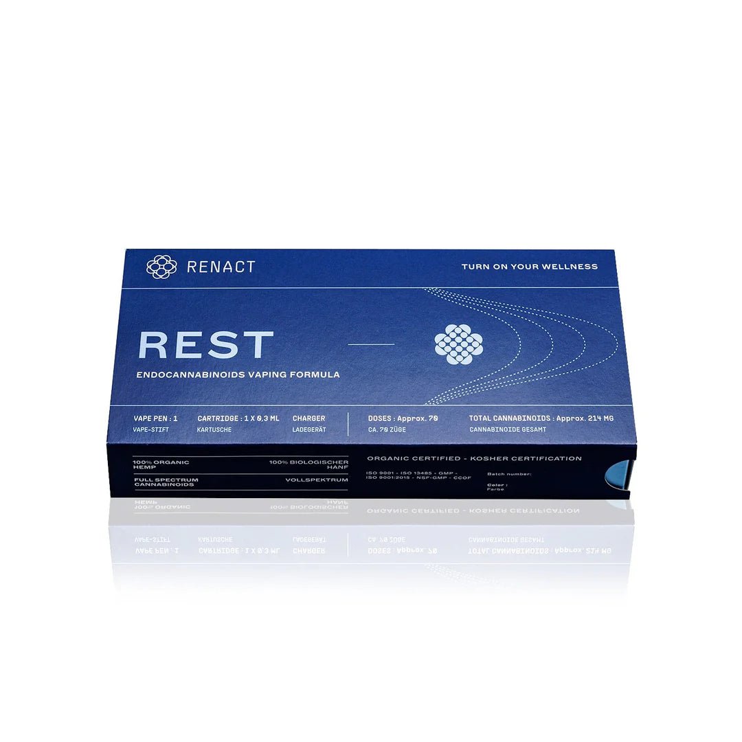 Renact Vollspektrum Cannabinoid Starterset Rest Vapes 0,5ml - Hanfify