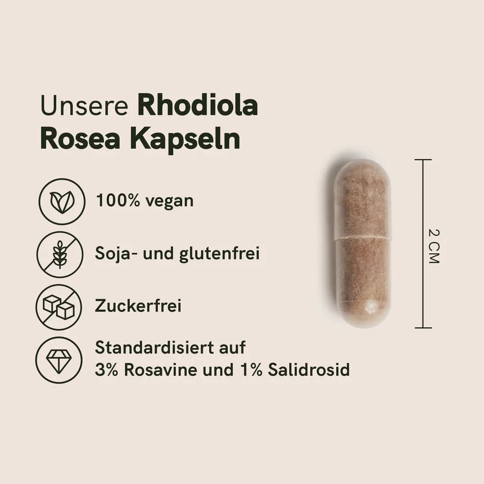 Rhodiola Rosea Extrakt Kapseln Supplements - Hanfify