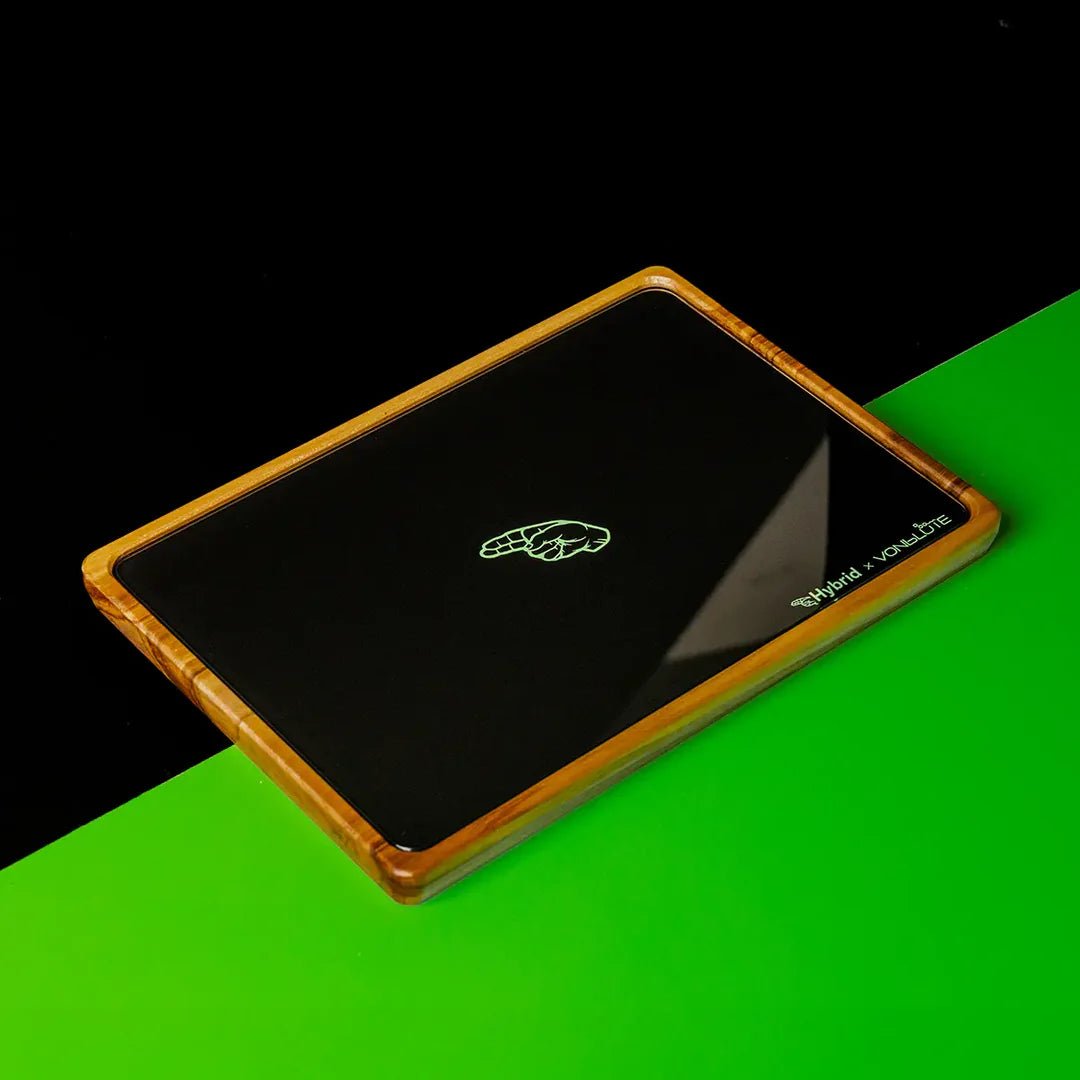 Rolling Tray Hybrid X VONbLÜTE – Handmade & Limited Edition Headshop - Hanfify