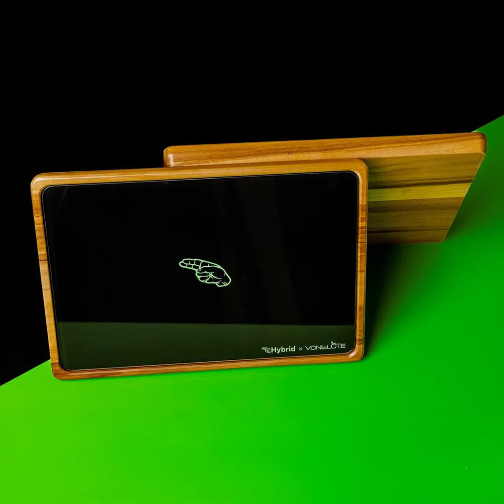 Rolling Tray Hybrid X VONbLÜTE – Handmade & Limited Edition Headshop - Hanfify