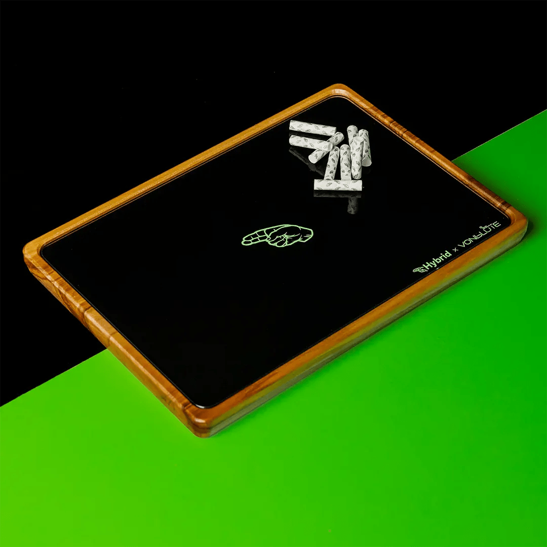 Rolling Tray Hybrid X VONbLÜTE – Handmade & Limited Edition Headshop - Hanfify