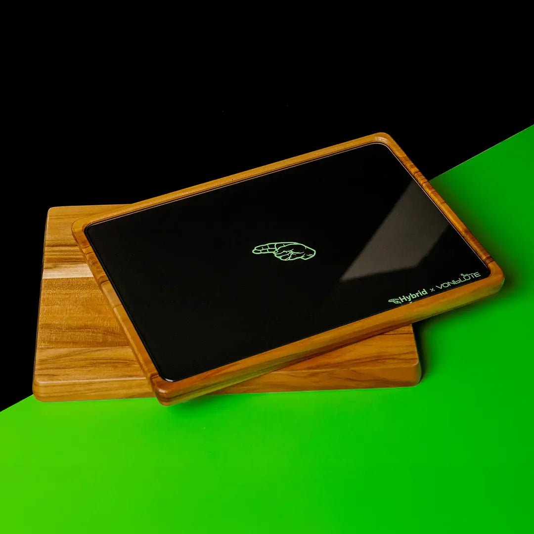 Rolling Tray Hybrid X VONbLÜTE – Handmade & Limited Edition Headshop - Hanfify