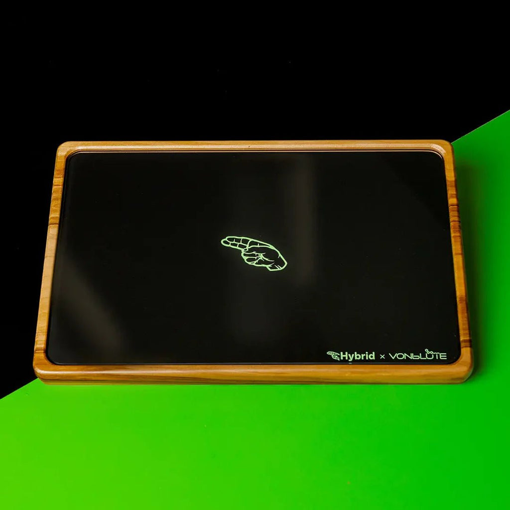 Rolling Tray Hybrid X VONbLÜTE – Handmade & Limited Edition Headshop - Hanfify