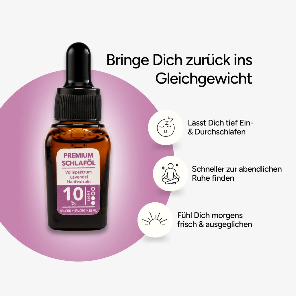 Schlaföl 10% Öl 10ml - Hanfify