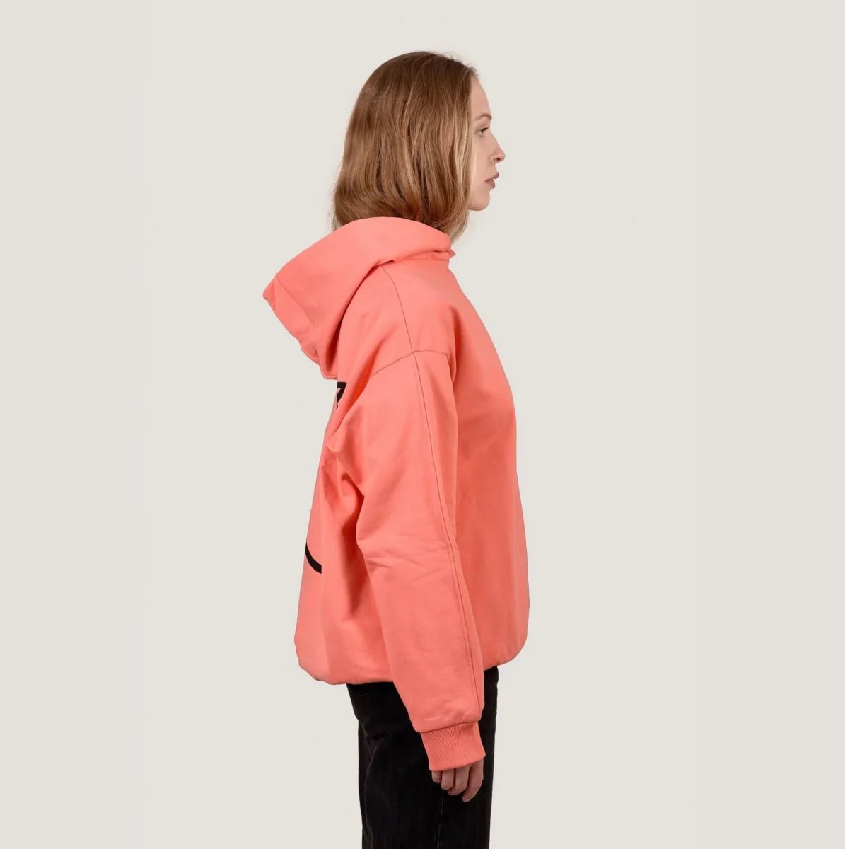 SMILE HOODIE - CORAL - Merch - Hanfify®
