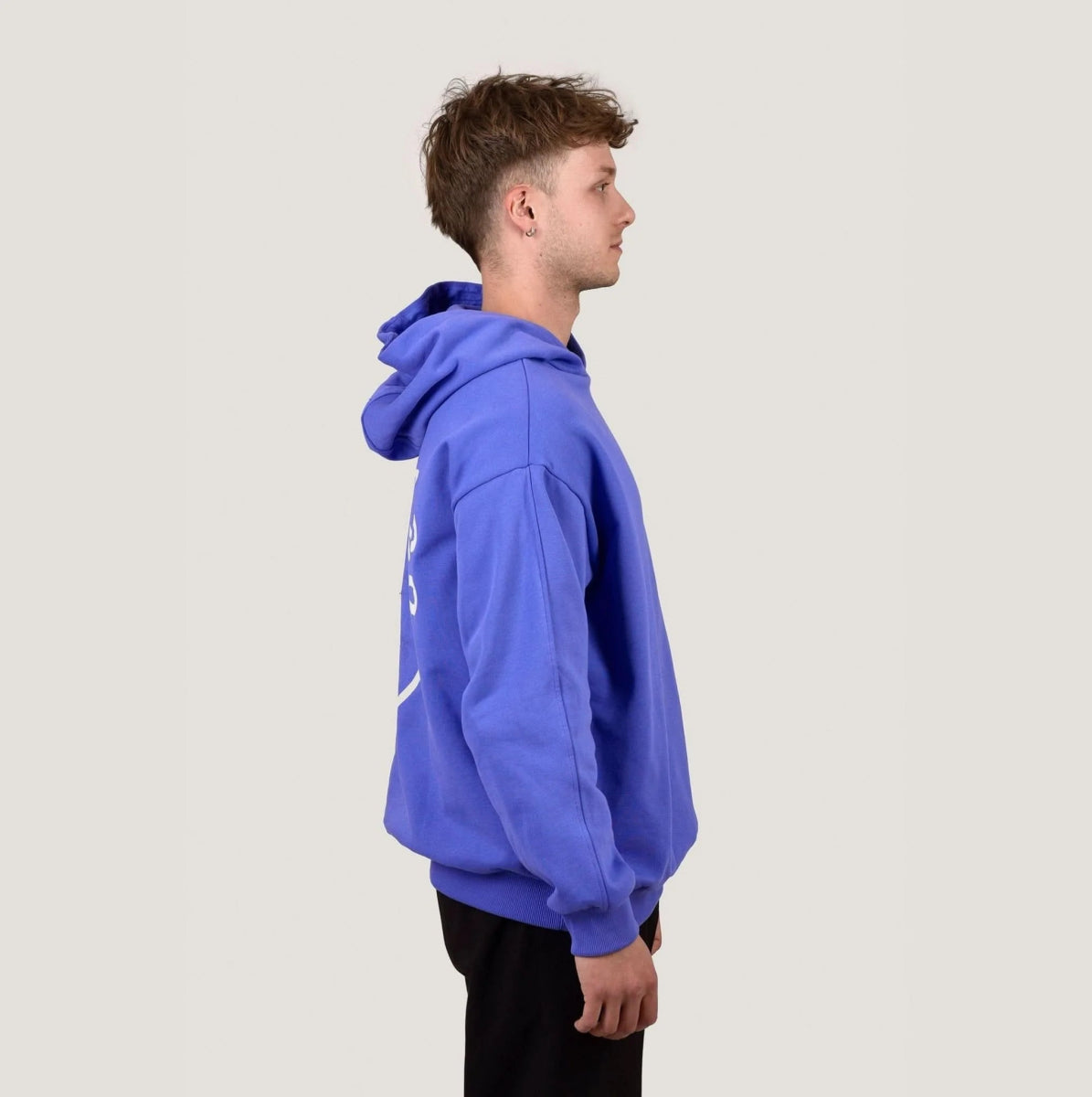 SMILE HOODIE - PURPLE Merch M - Hanfify