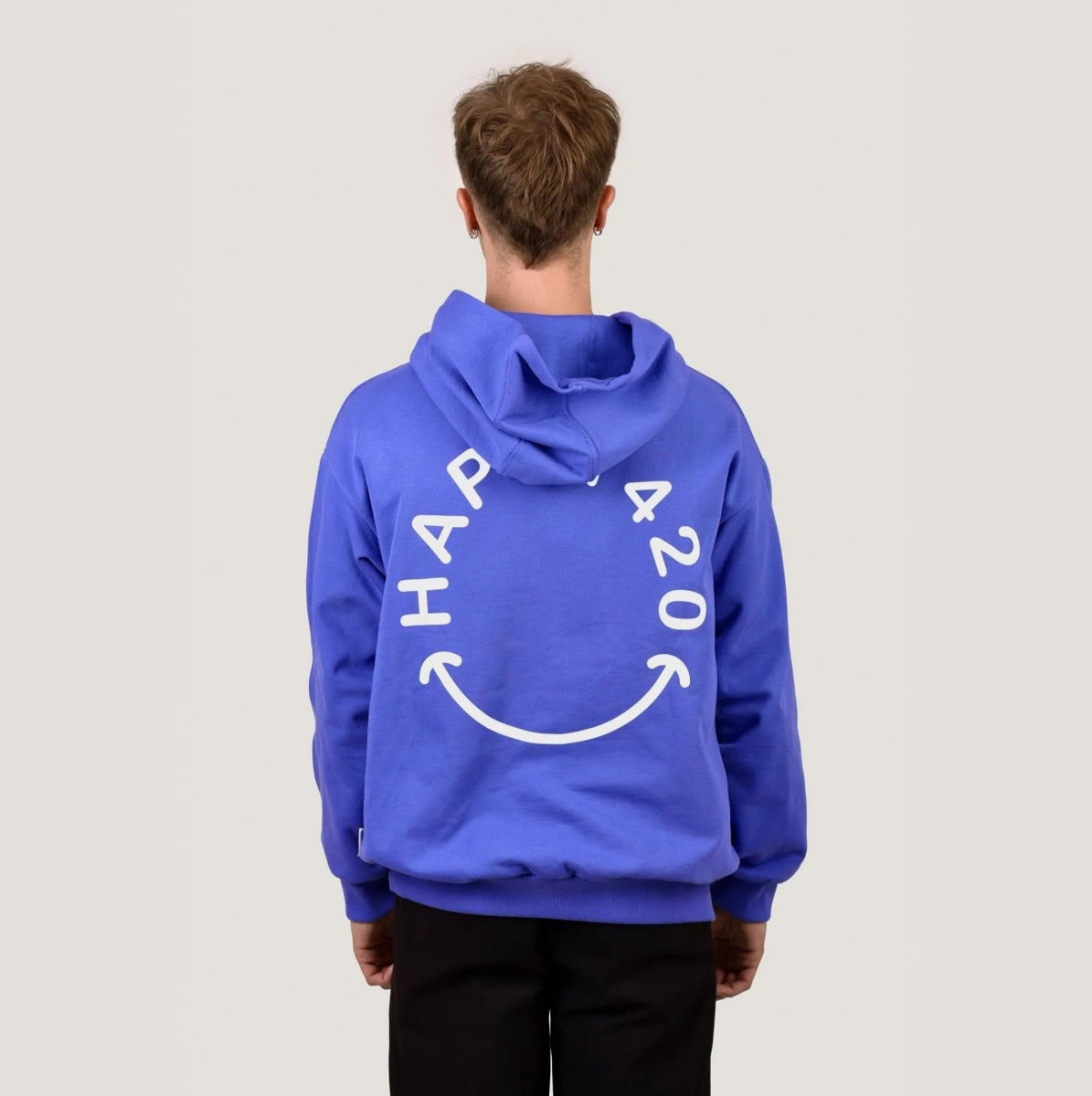 SMILE HOODIE - PURPLE Merch M - Hanfify