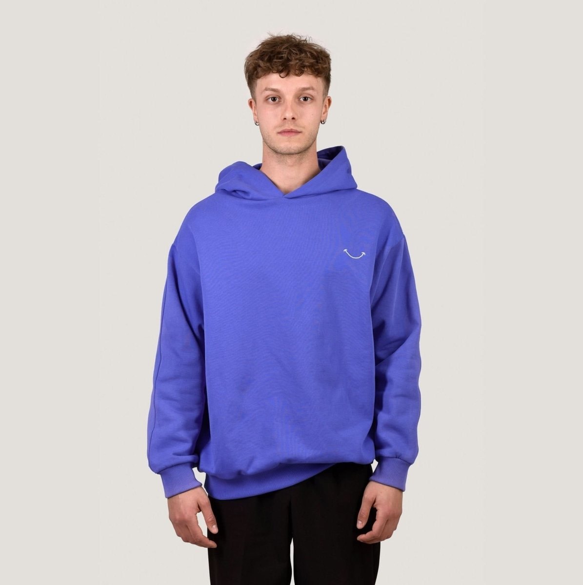 SMILE HOODIE - PURPLE - Merch - Hanfify®