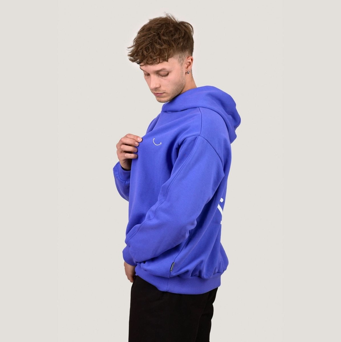 SMILE HOODIE - PURPLE - Merch - Hanfify®