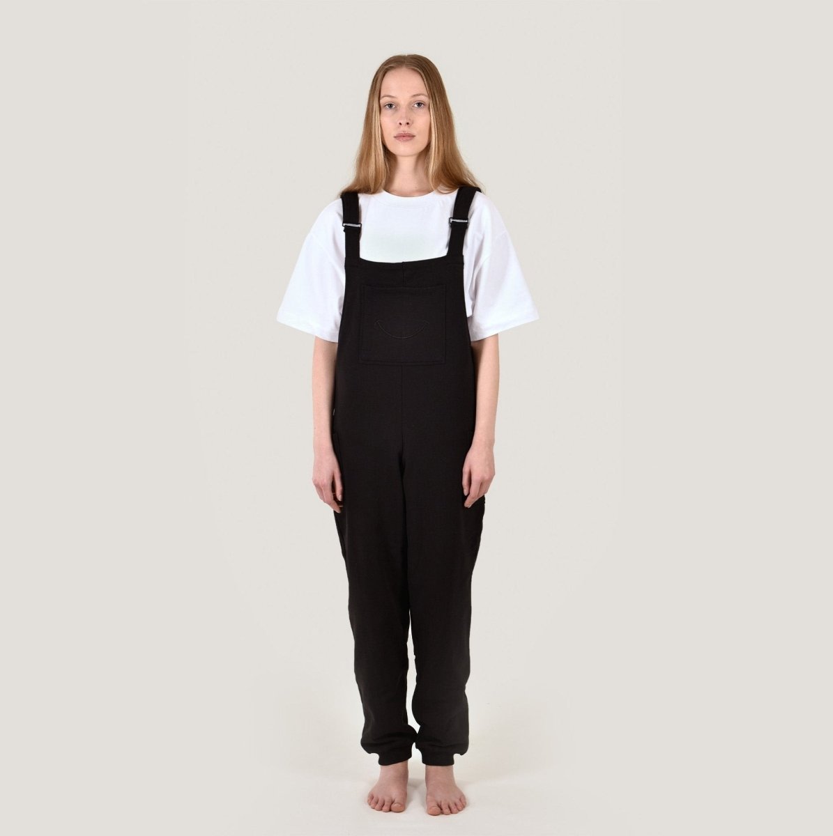 SMILE - Jogging - Latzhose - Black Merch L/XL - Hanfify®
