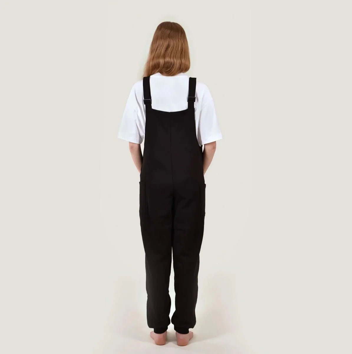SMILE - Jogging-Latzhose - Black - Merch - Hanfify®