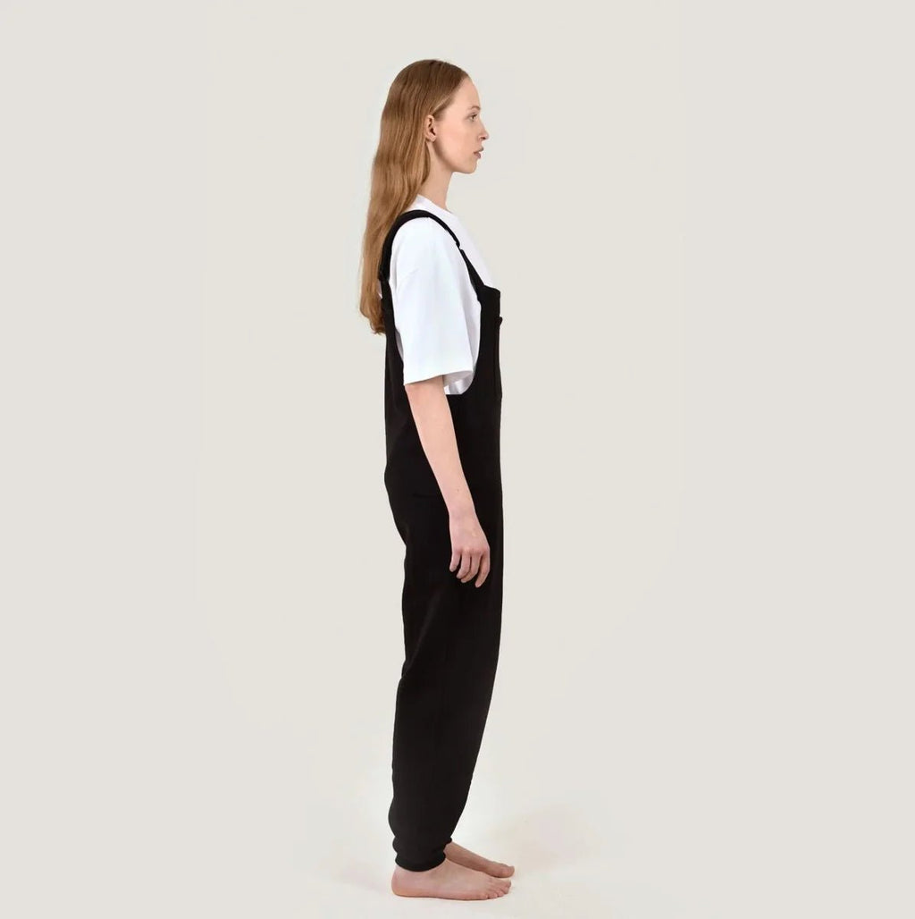 SMILE - Jogging-Latzhose - Black - Merch - Hanfify®