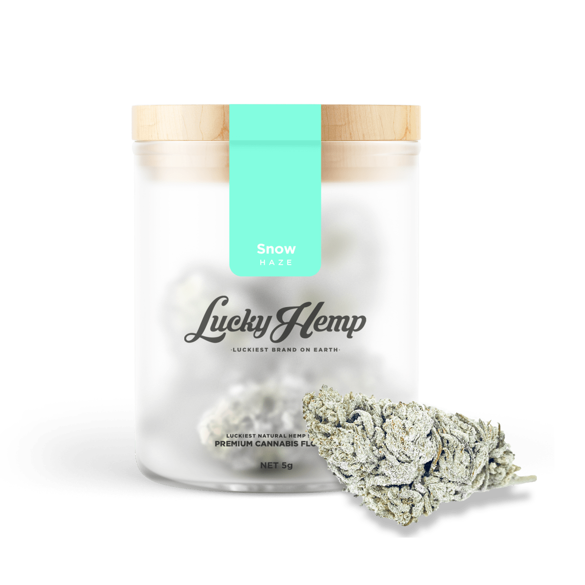 Snow Haze® 50% CBD Glas Blüten 3g - Hanfify®