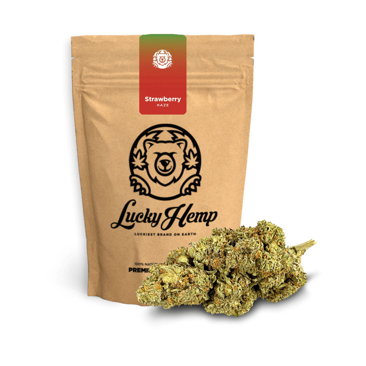 Strawberry Haze Ökopack Blüten 5g - Hanfify®
