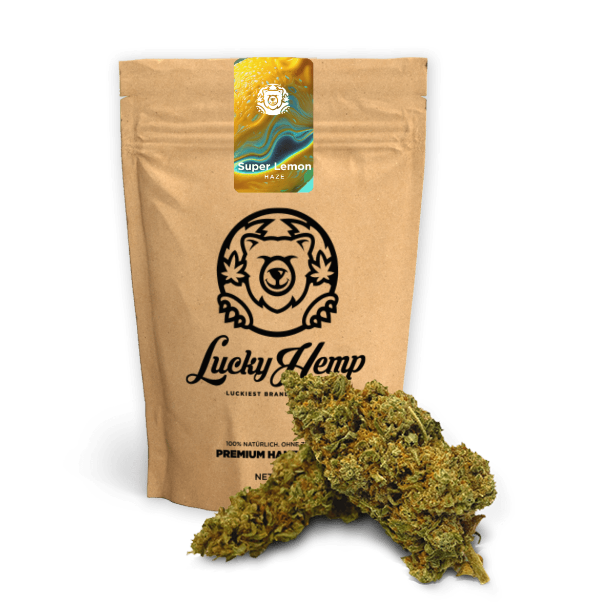 Super Lemon Haze Ökopack Blüten 3g - Hanfify®