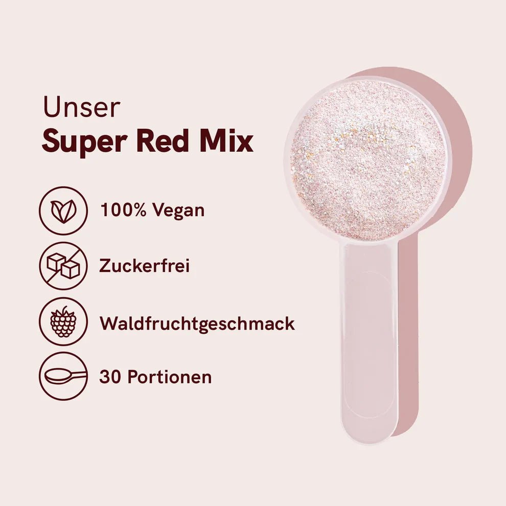 Super Red Mix + Gratis Flasche Supplements - Hanfify