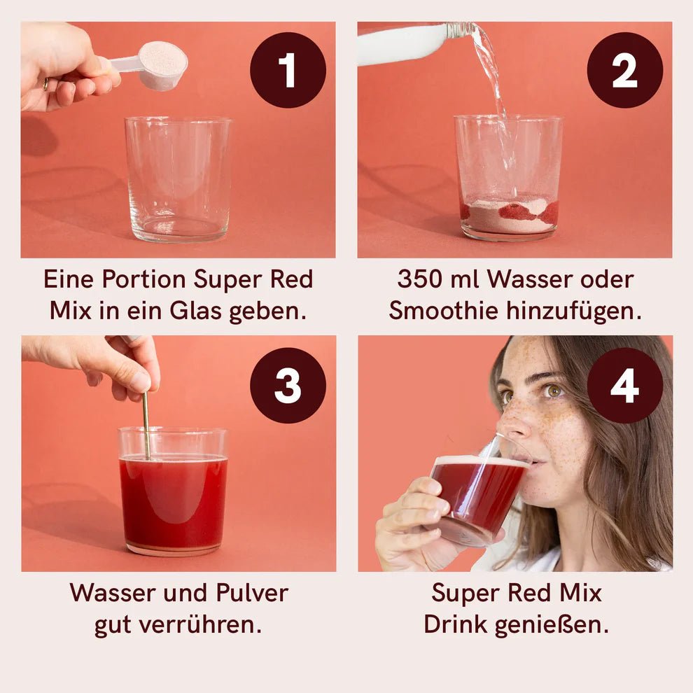 Super Red Mix + Gratis Flasche Supplements - Hanfify
