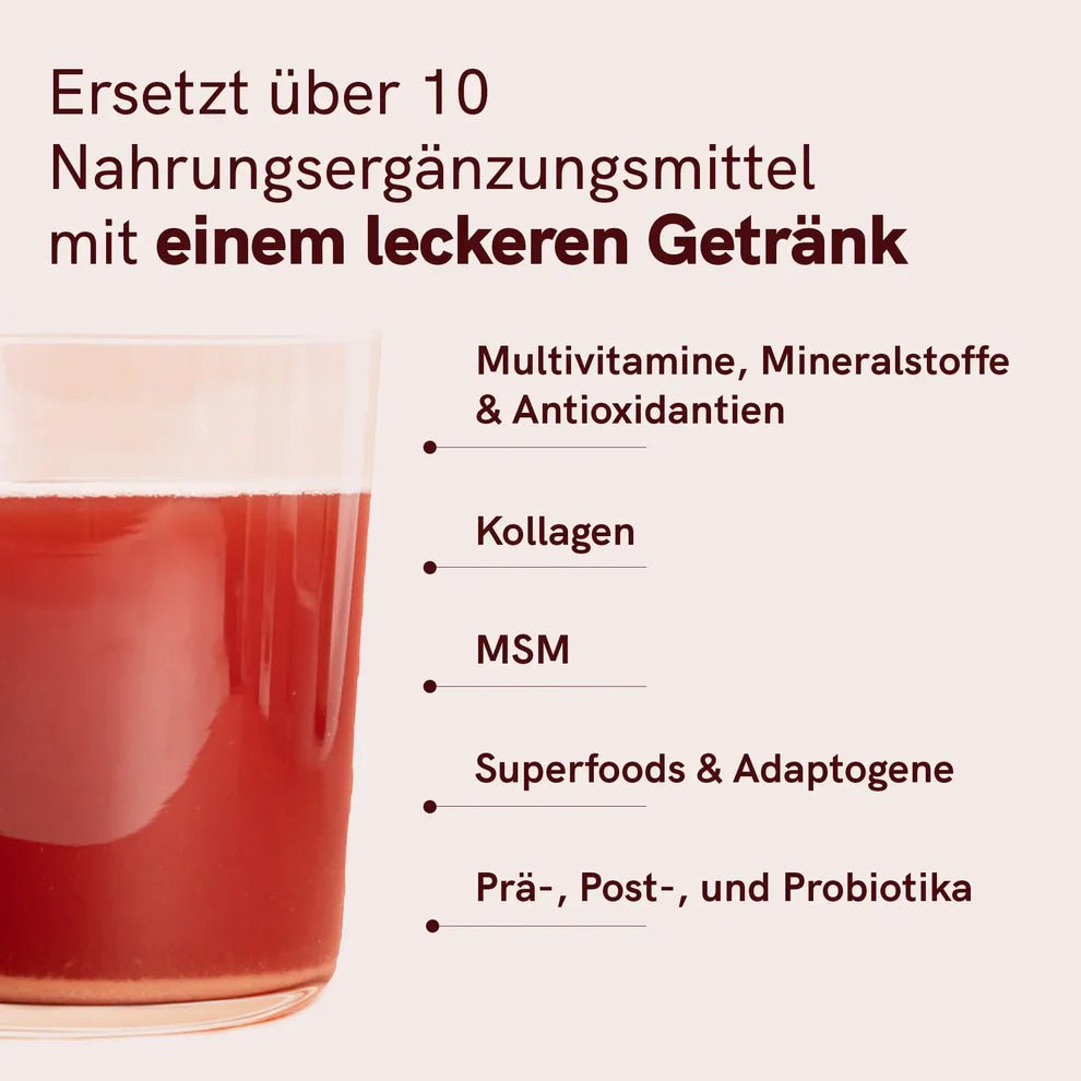 Super Red Mix + Gratis Flasche Supplements - Hanfify