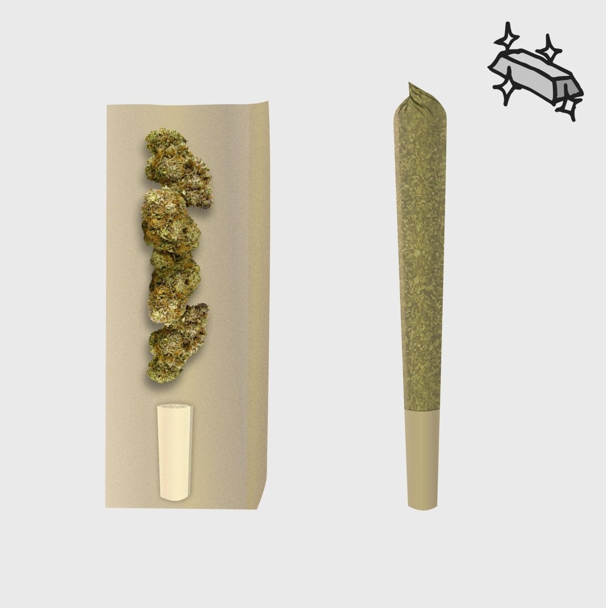 🪙 Super Silver Haze 10HC Prerolls - POWER LVL: 4/5 Joints 3er Pack - Hanfify®