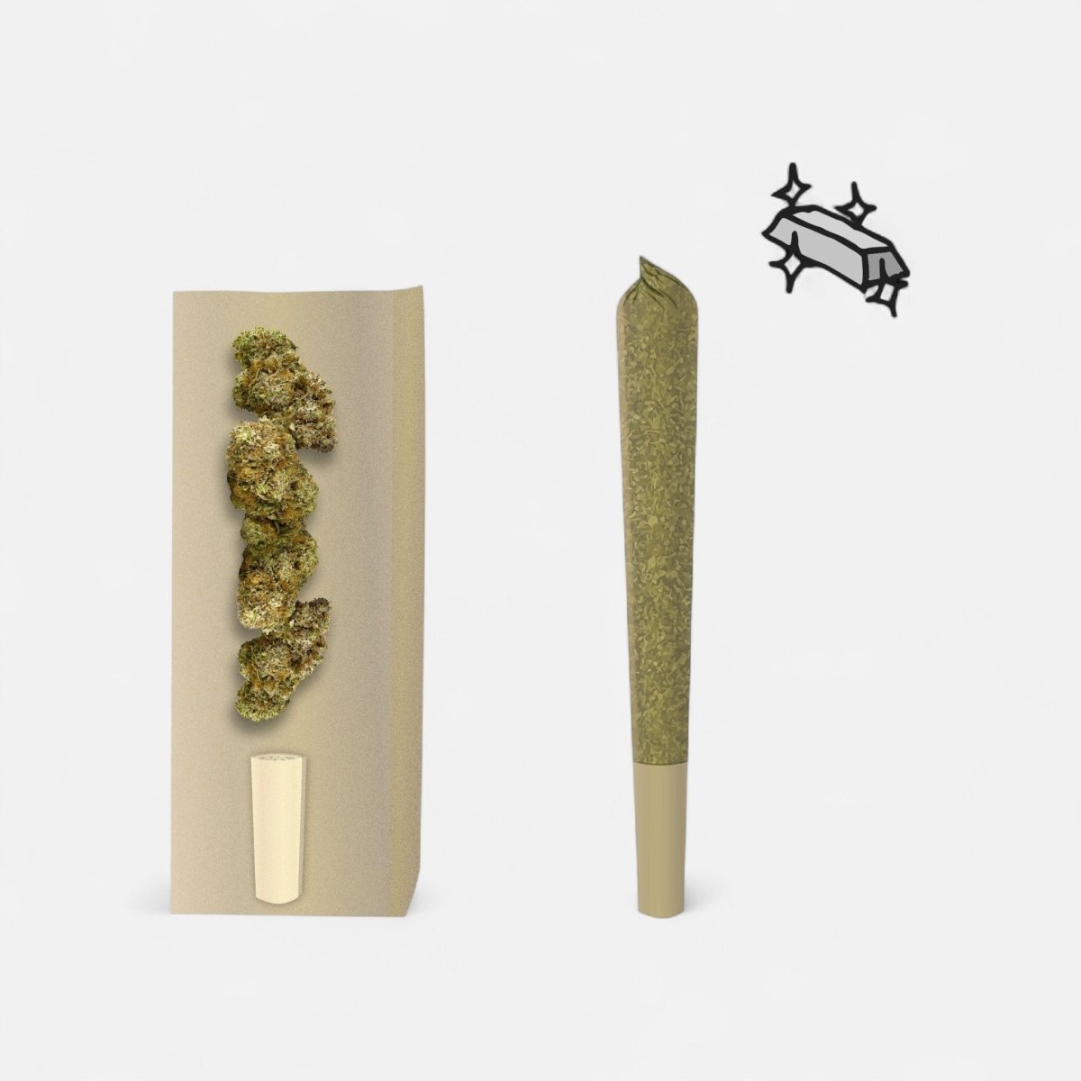 🪙 Super Silver Haze Prerolls - POWER LVL: 4/5 Joints 3er Pack - Hanfify