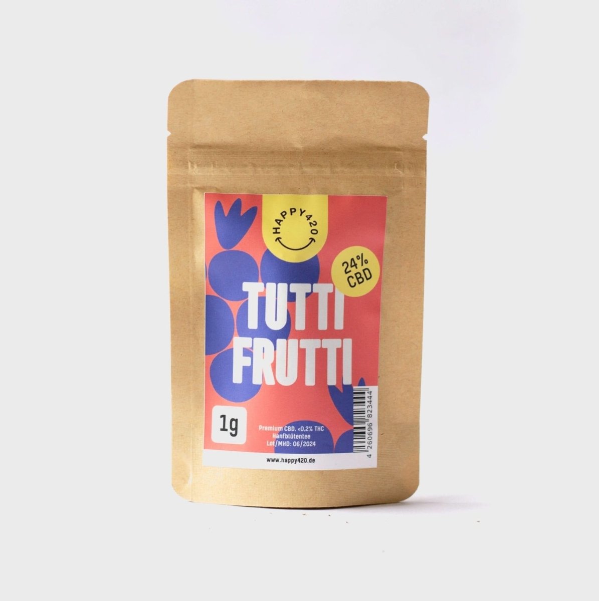 🍇 Tutti Frutti 24% CBD Blüten 5g - Hanfify
