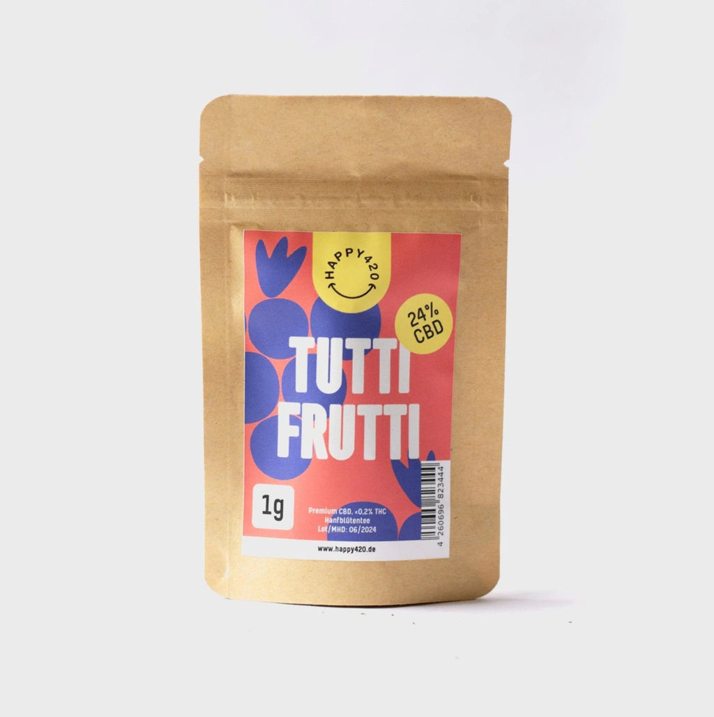 🍇 Tutti Frutti 24% CBD Blüten 5g - Hanfify®