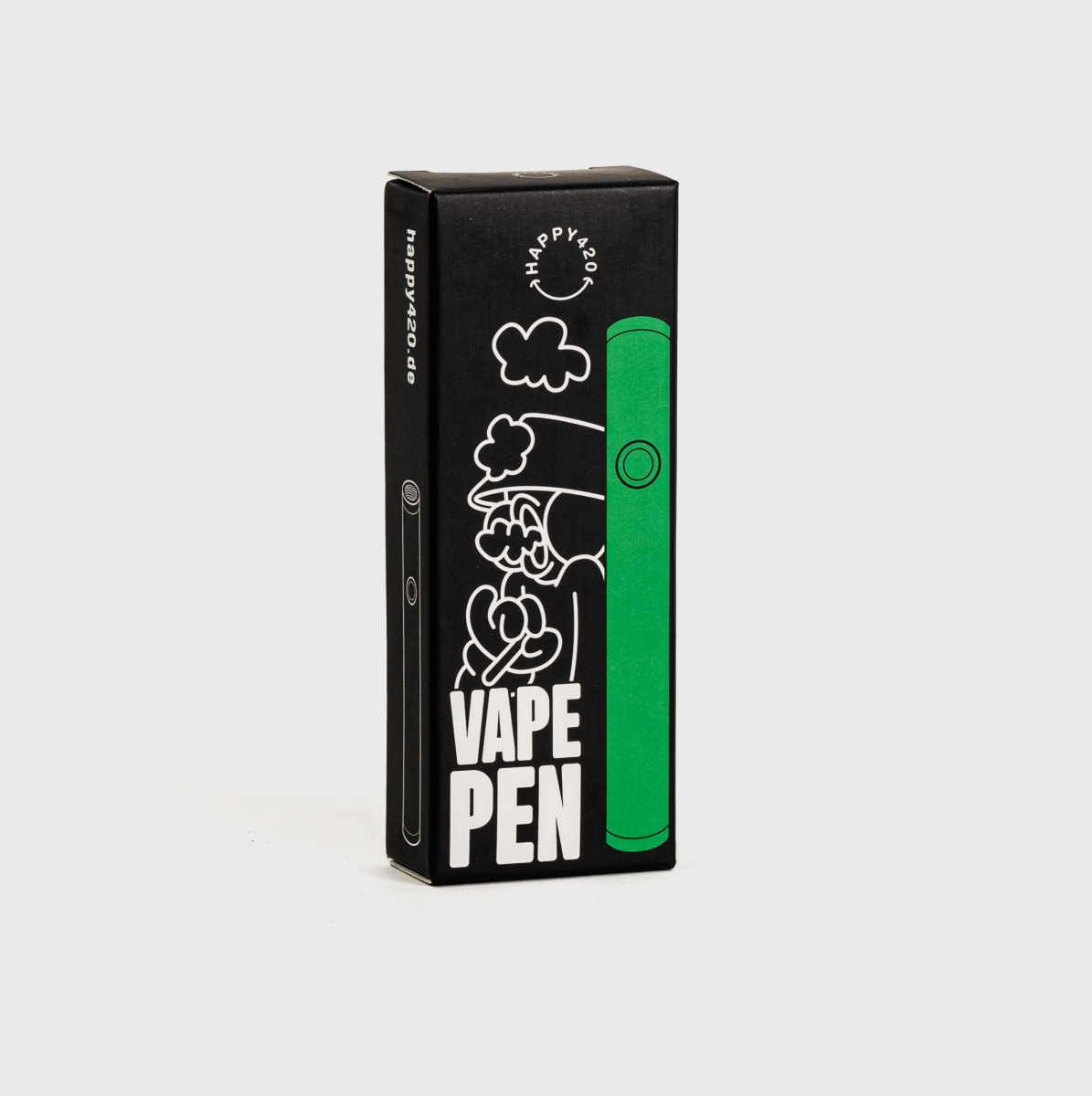 Vape Pen Green Preheat Button inkl. Charger Headshop - Hanfify®