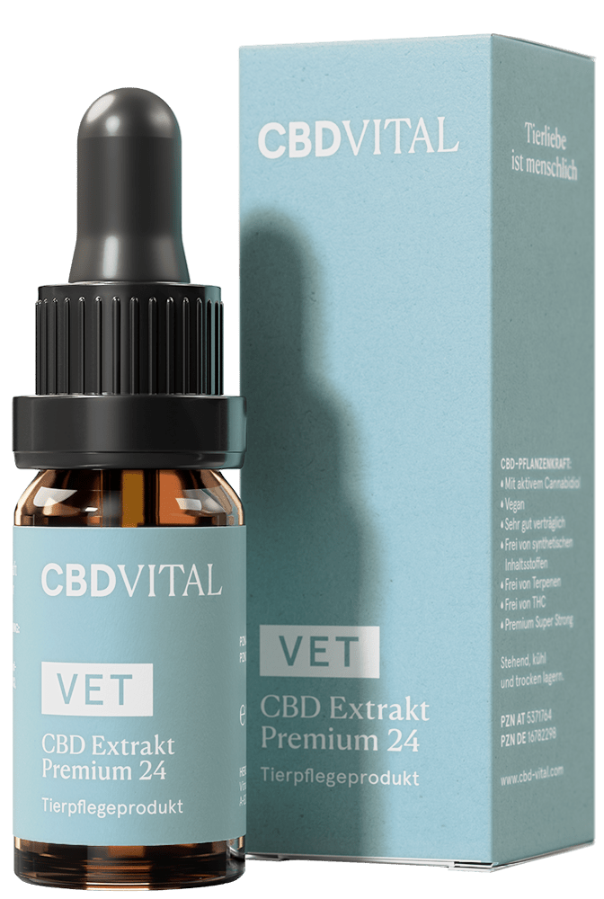 VET CBD 24 Extrakt Premium CBD für Tiere 10 ml - Hanfify