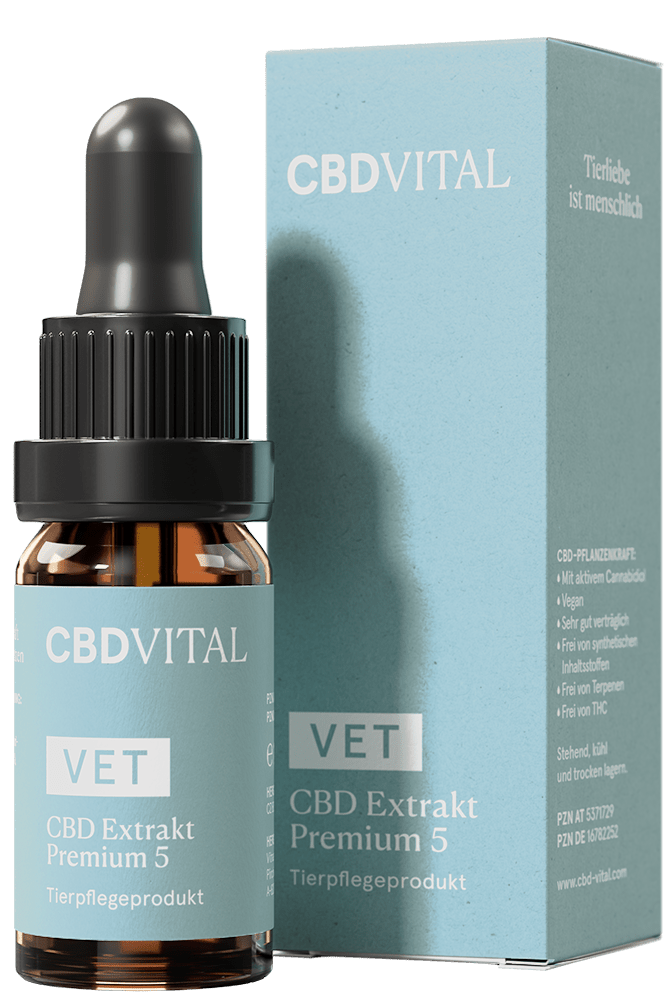VET CBD 5 Extrakt Premium CBD für Tiere - Hanfify