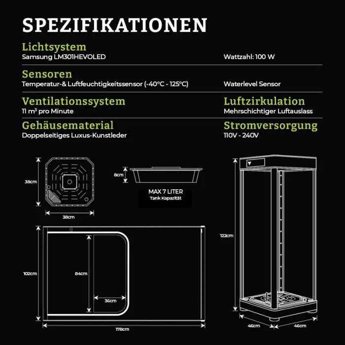 VGrow All - in - One Smart Growbox Growshop - Hanfify