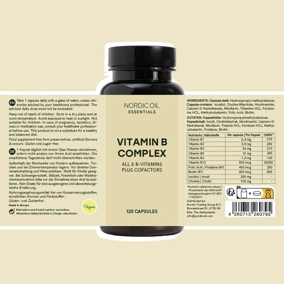 Vitamin B Komplex Supplements - Hanfify