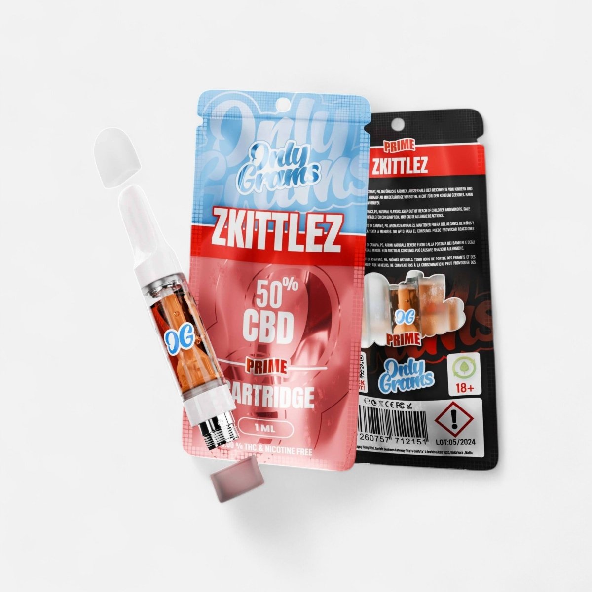 Zkittlez CBD Kartusche Vapes - Hanfify